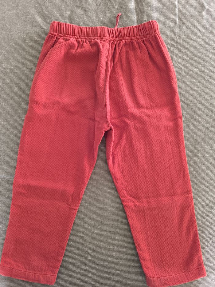 Pantalon fille côtelé velours - photo numéro 3