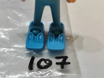 Playmobil plongée 2 palmes bleues ciel enfant