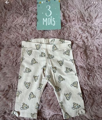 Legging bébé fille 3 mois