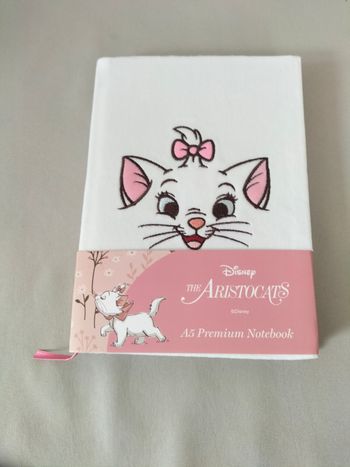 🤍 Notebook A5 Marie pelucheux - Aristochats - Disney - Neuf 🤍