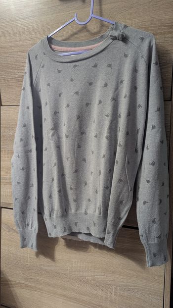Pull gris banana moon