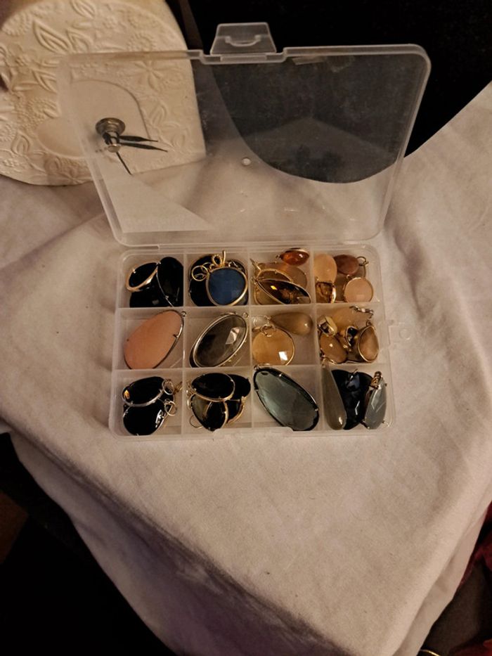 Lot de pendentifs chic multicolore - photo numéro 2