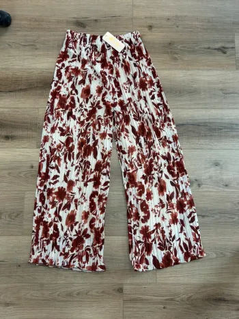 Pantalon femme fluide pantalon léger femme pantalon motifs pantalon jupe femme taille 38 taille 40