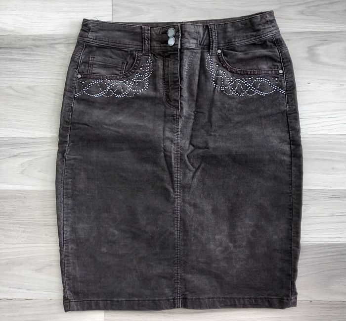 Jupe en jean marron Jacqueline Riu taille 36