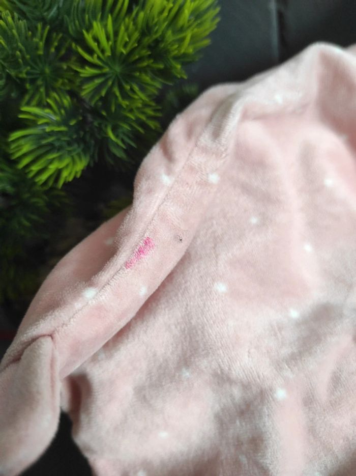 Lapin Rose Gris Étoiles Simba Toys Kiabi doudou plat mouchoir  #geektradedoudou - photo numéro 4