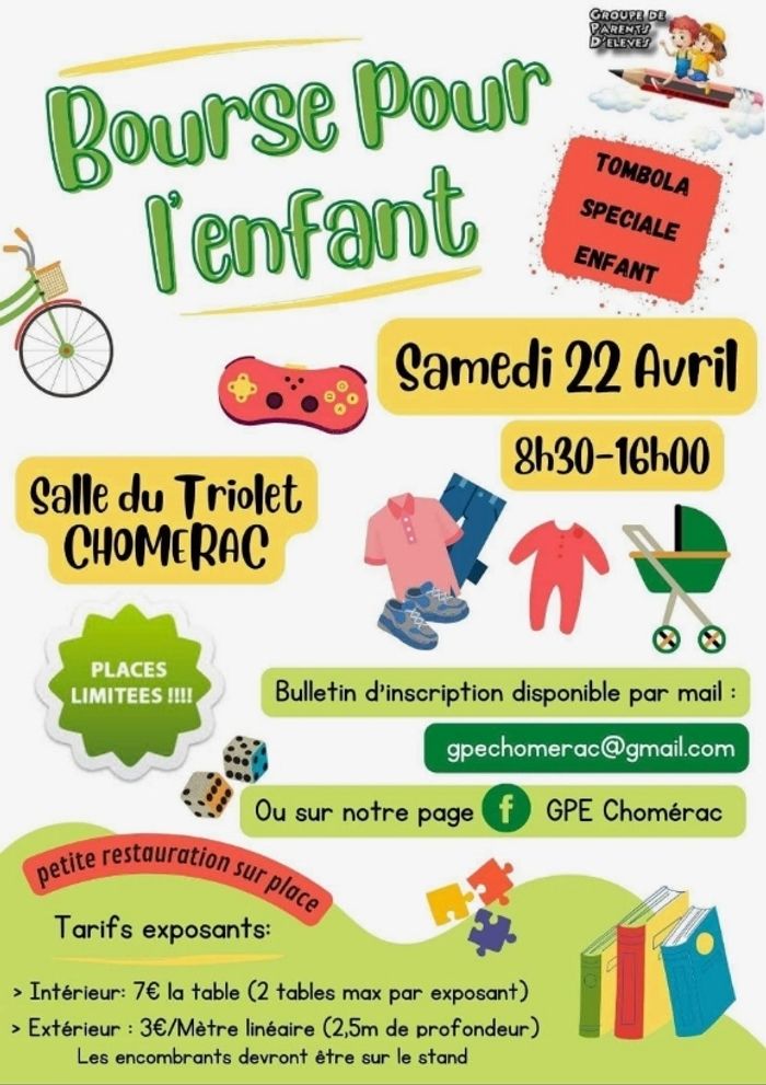 Bourse tout pour l'enfant