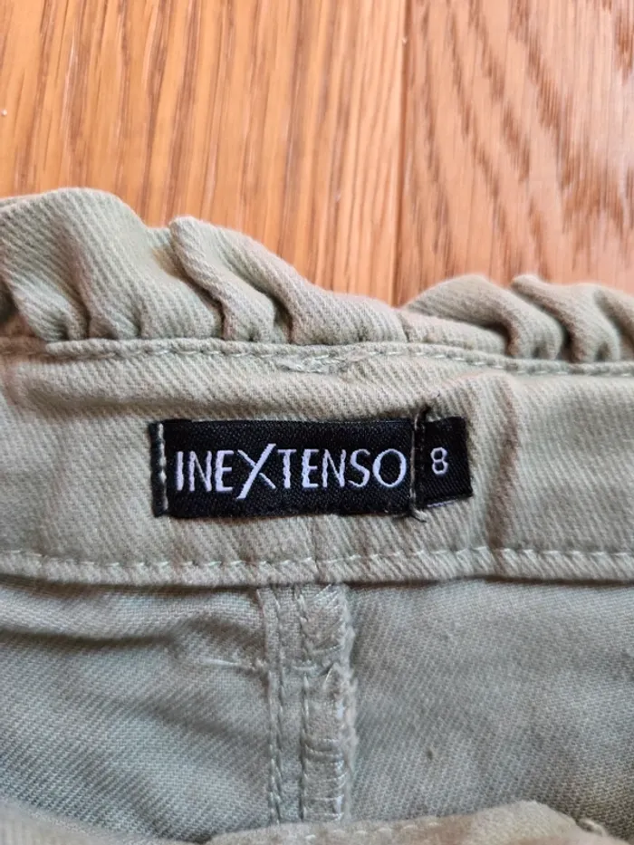 Short jeans kaki corail 8 ans - photo numéro 5