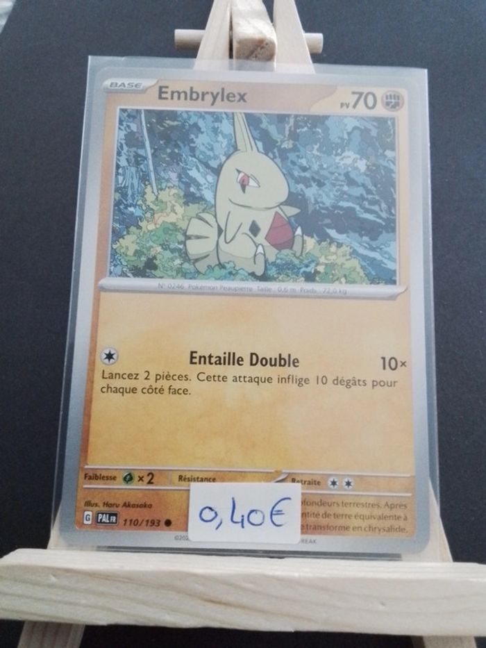 Carte Pokémon Embrylex 110/193