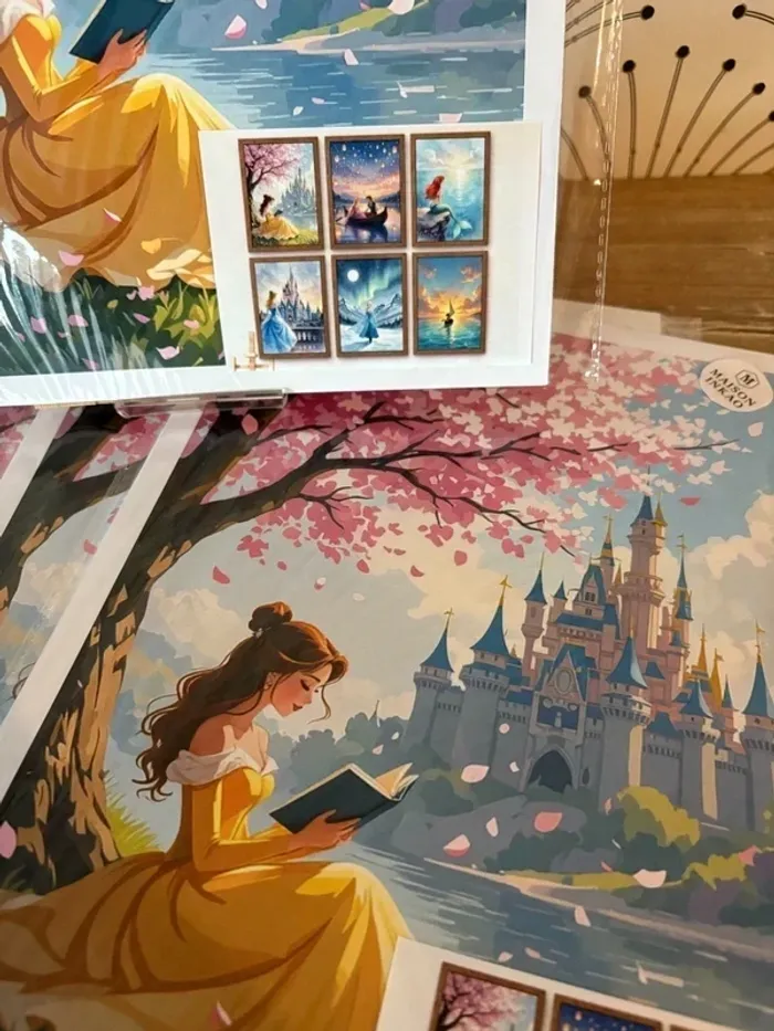 Affiches “Princesses Disney” pour chambre enfant - photo numéro 2