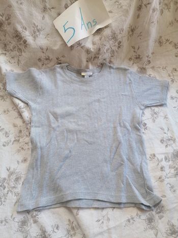 T shirt 5ans coton côtelé ovs