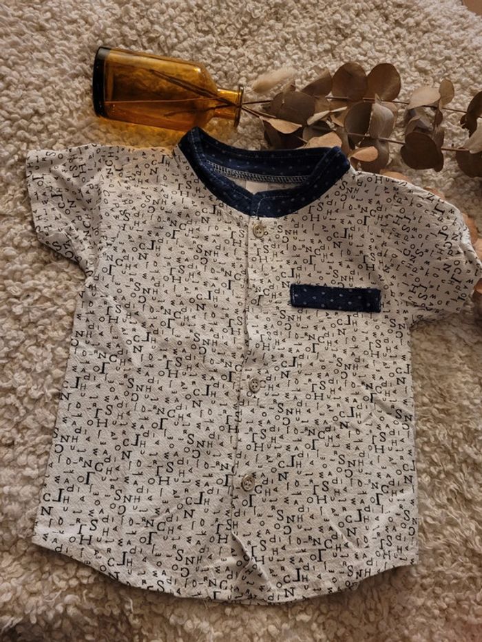 Chemise légère manche courte bebe garçon