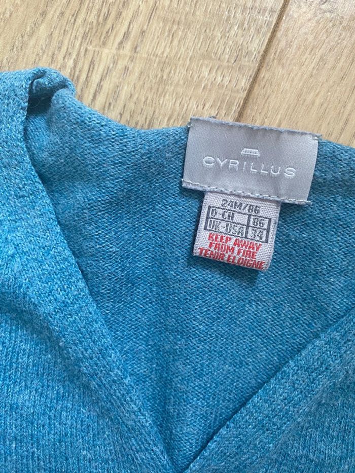 Jolie petit gilet en cachemire et coton - photo numéro 3