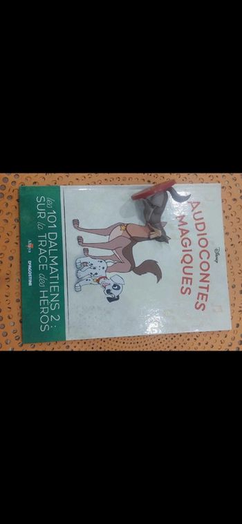 Livre et figurine 89 des audiocontes Magiques altaya audio conte audio compte disney