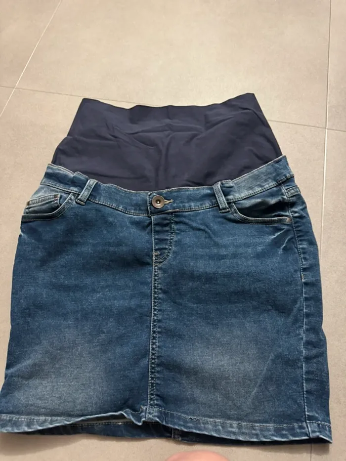 Jupe maternité jean 38