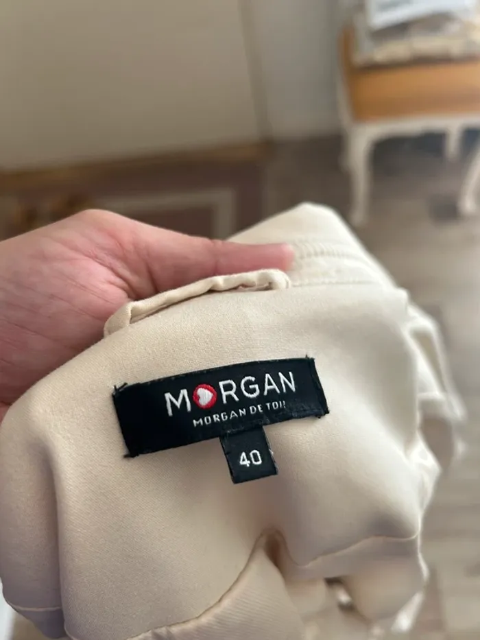 Morgan Trench-coat crème beige écru femme, taille 40 - photo numéro 13