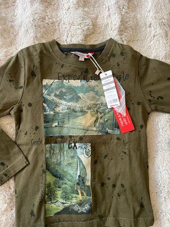 T-shirt longue manche garçon 4 ans
