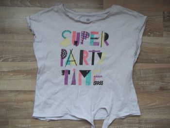 Débardeur large à nouer "Party time" La Redoute (1) 128 cm/8 ans