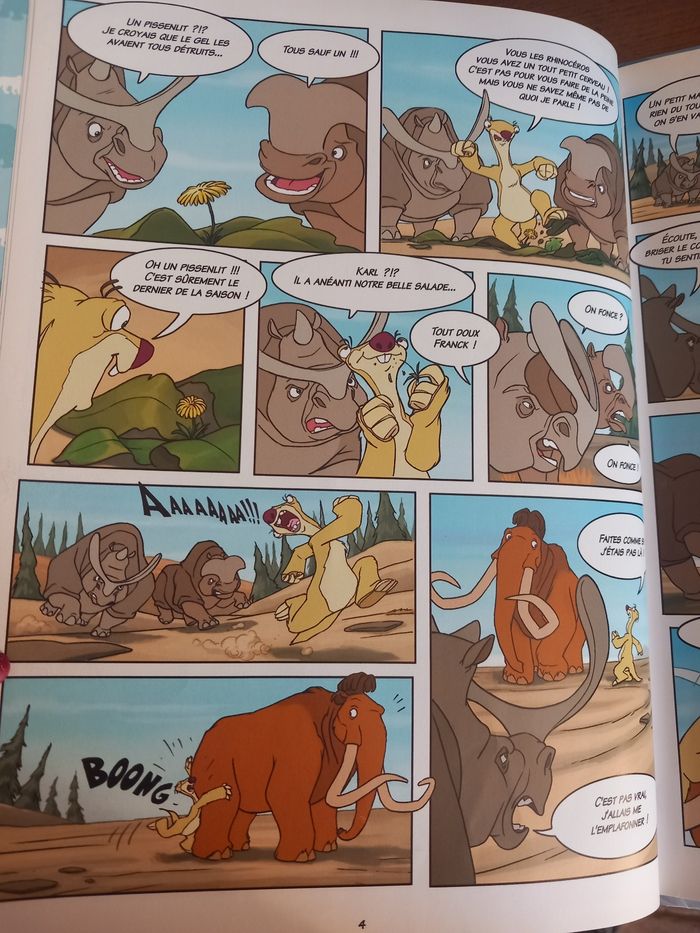 Bande dessinée l'âge de glace 1 - photo numéro 5