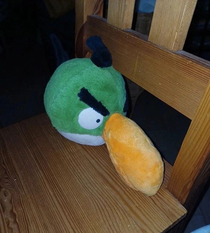 Peluche Angry birds verte