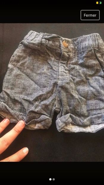 Chemise et short 3-6 mois