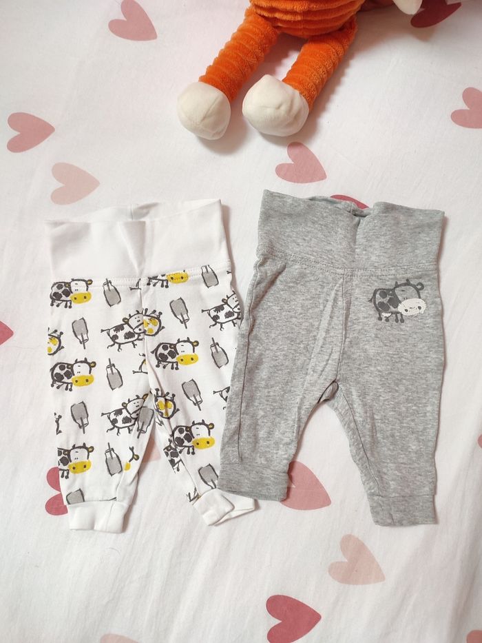 Lot de pantalons bébé mixte - 50/56 cm - Très bon état - Lupilu