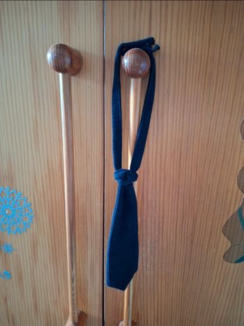 Cravate noire garçon 23 mois