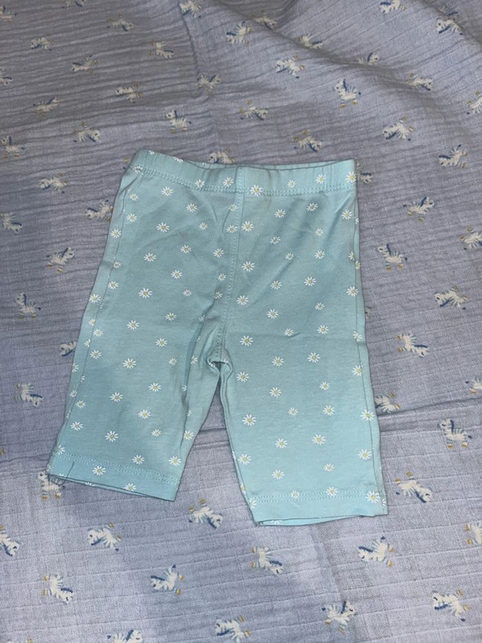 Ensemble body bretelles et legging short 6mois 68cm - photo numéro 4