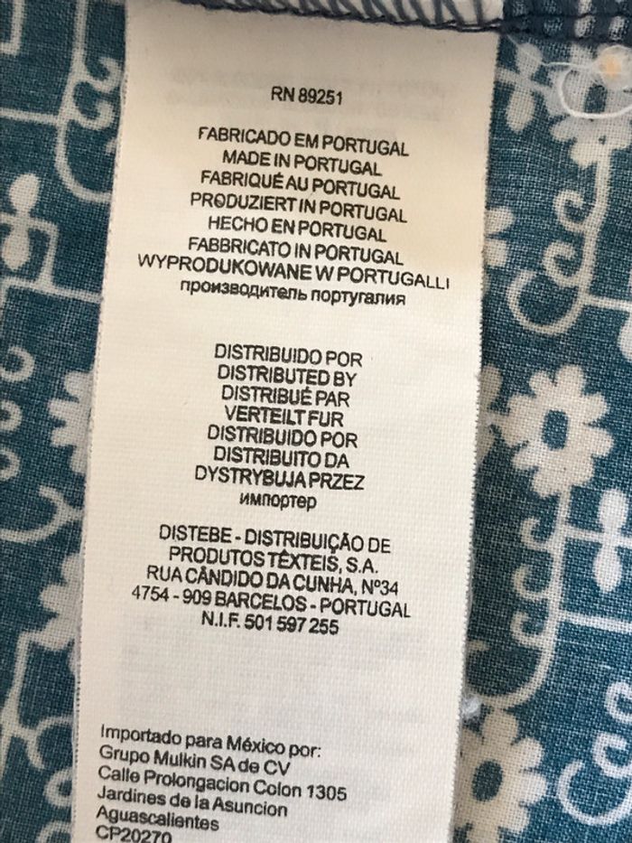 Robe à petites manches bleu pétrole - photo numéro 5