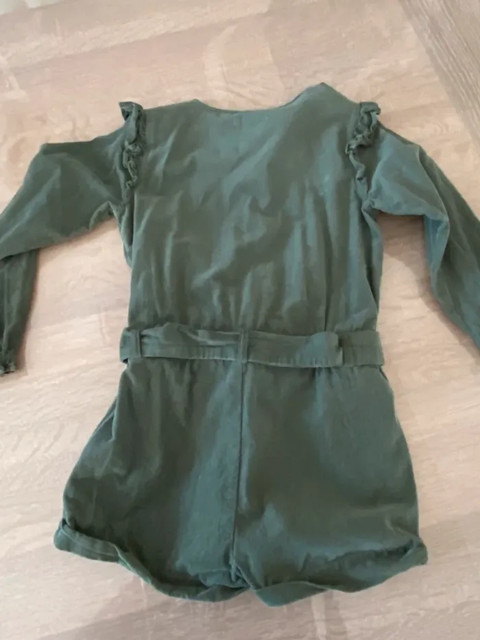 Combi, short, velours fille, 10 ans - photo numéro 2