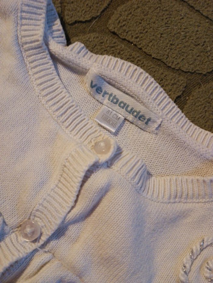 Gilet blanc Vertbaudet - photo numéro 4