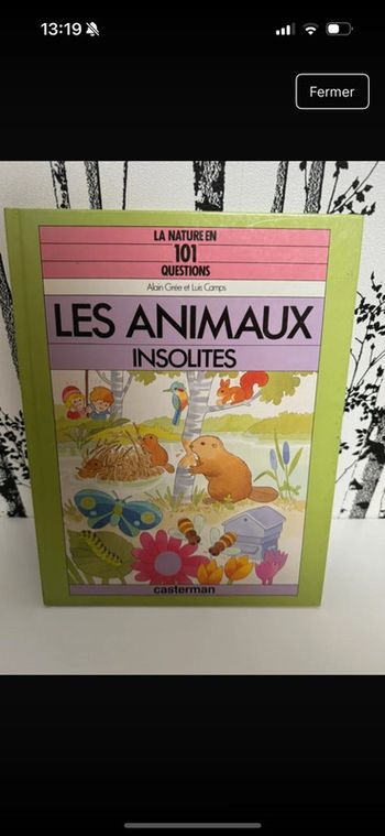 Livre les animaux insolites