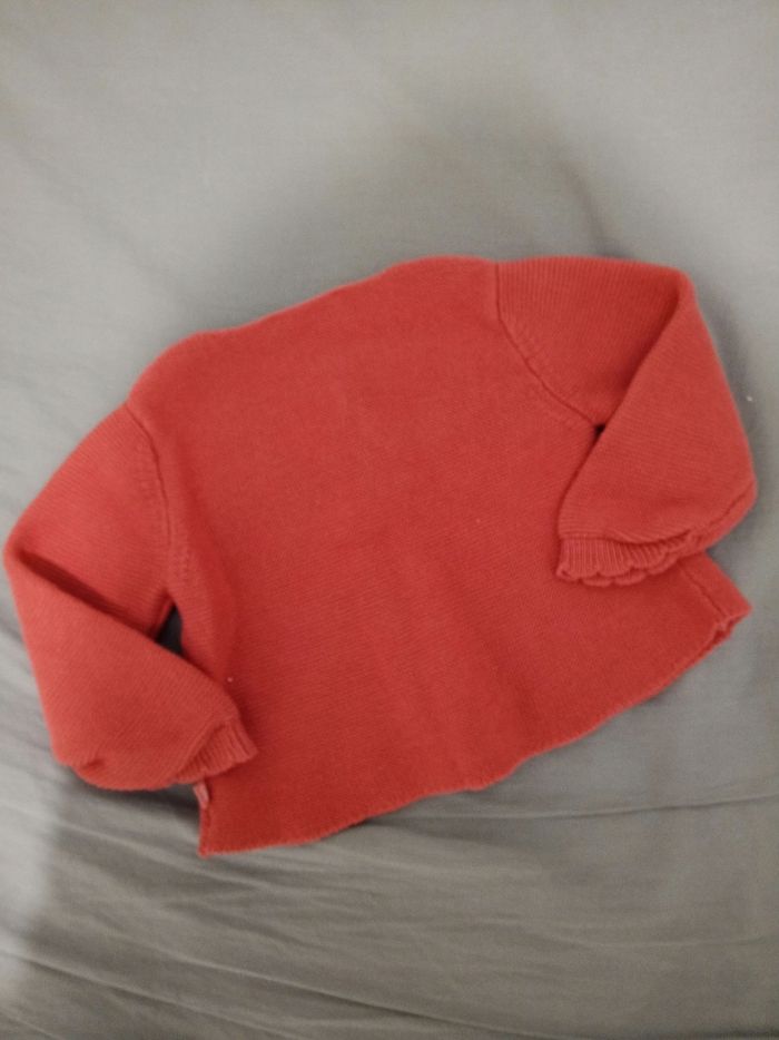 Gilet rose _ 3 mois - photo numéro 3