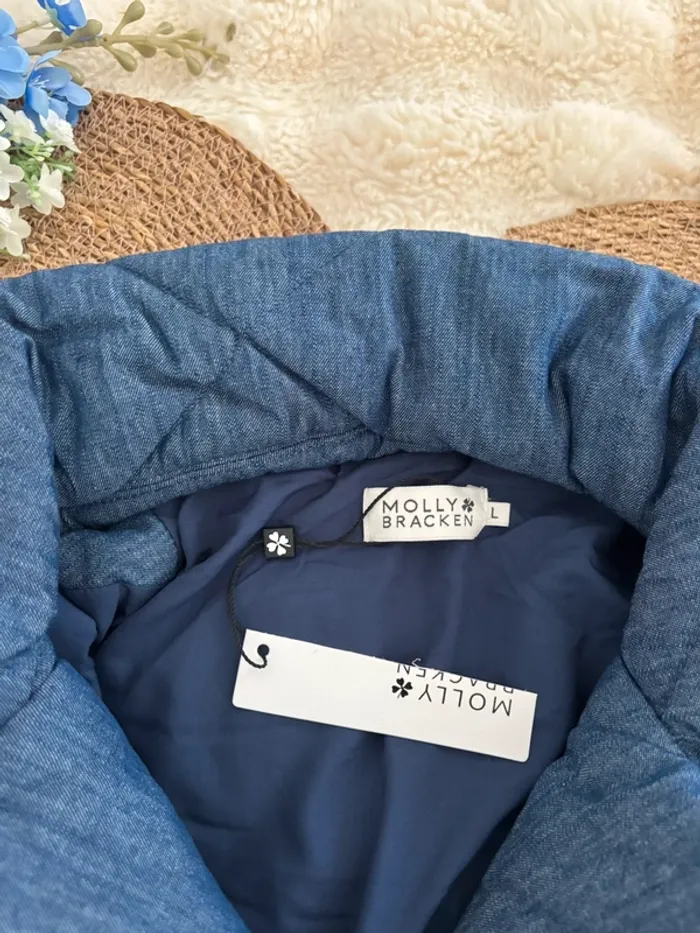 Veste bleue Molly Bracken taille L - photo numéro 4