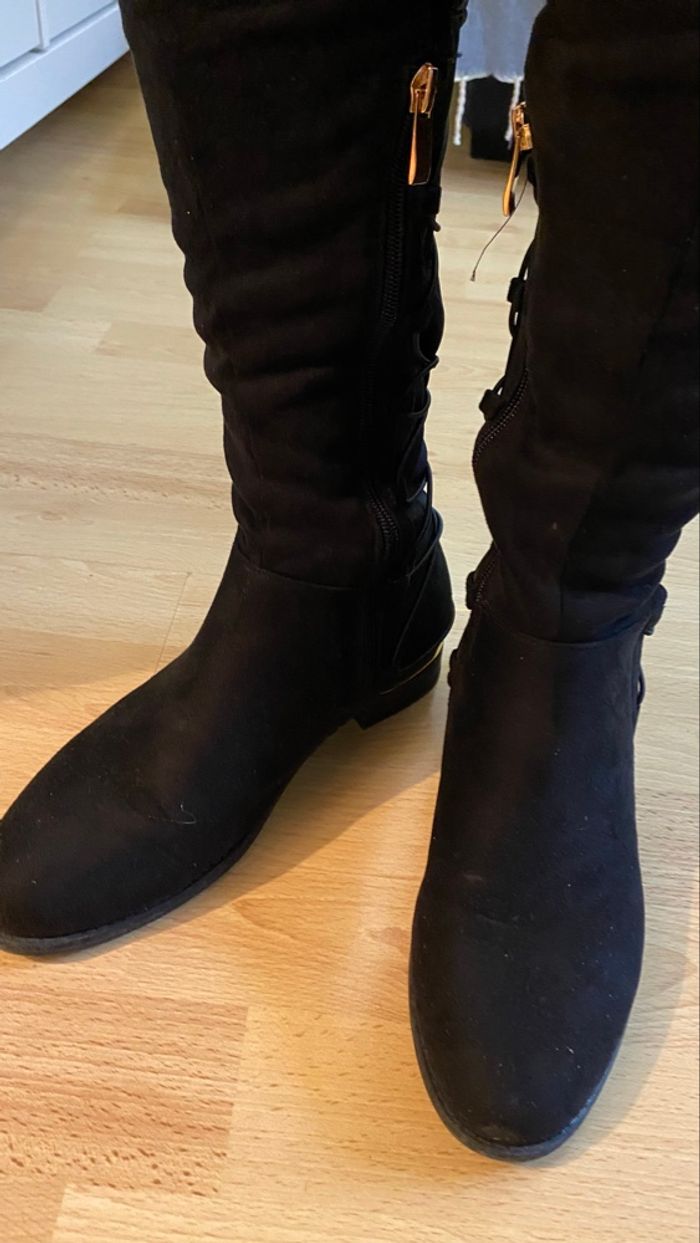 Bottes montantes à lacets - photo numéro 2