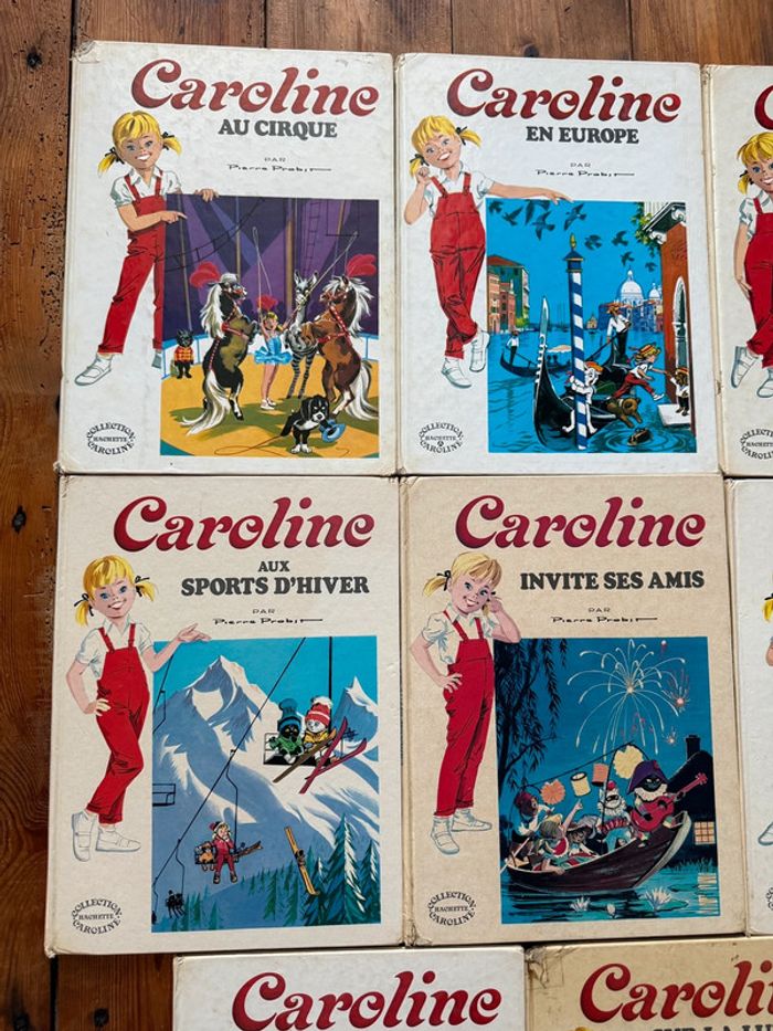 État satisfaisant - Lot de 8 grands albums Hachette Caroline livre bd anciens Pierre Probst - photo numéro 4