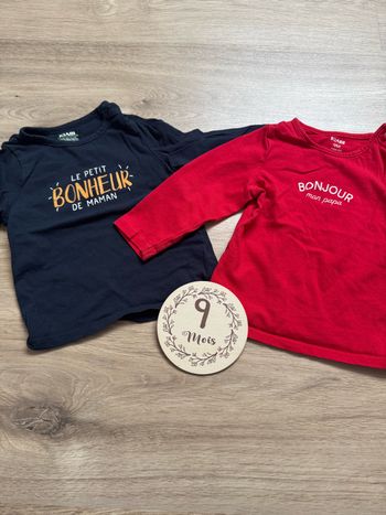 Lot t-shirt manches longue s