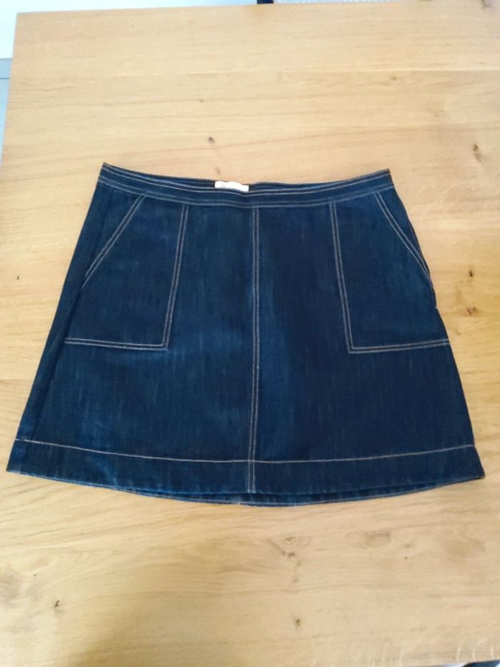 Jupe bleue denim