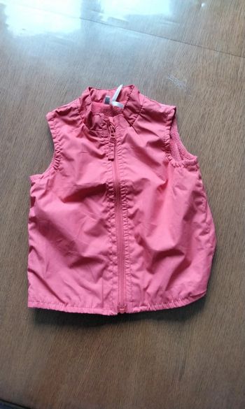 Doudoune sans manches, doublure intérieure, , corail,  fermeture  ,Orchestra Baby,  6M 67cm