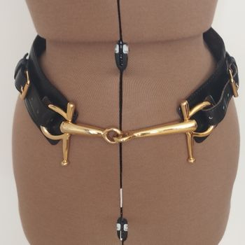 Ceinture cuir vintage La Bagagerie
