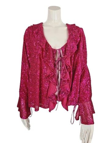 Veste sequin boohoo