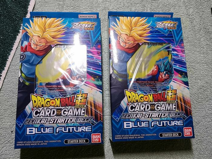 Lot de 2 Decks de carte à collectionner Dragon Ball Super n°18 - Blue Future
