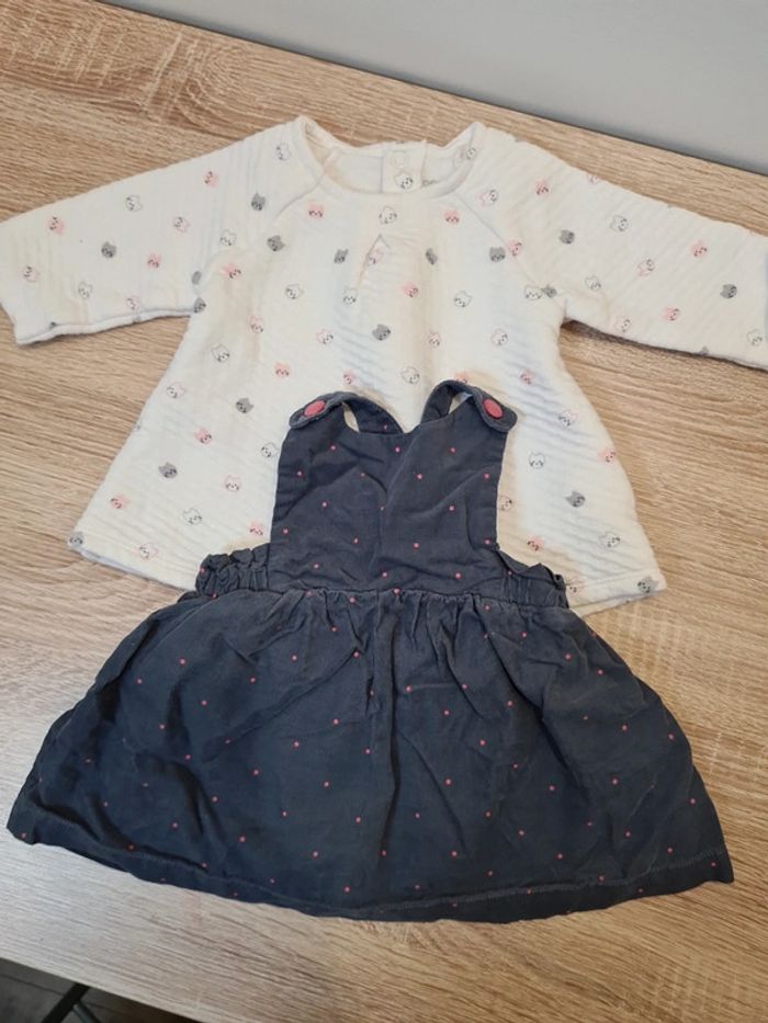 Lot 2 robes obaibi 3 mois - photo numéro 2