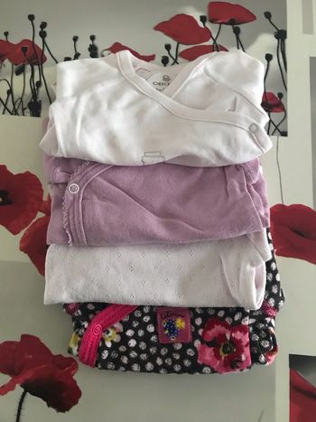 Bodies 1 mois manches longues