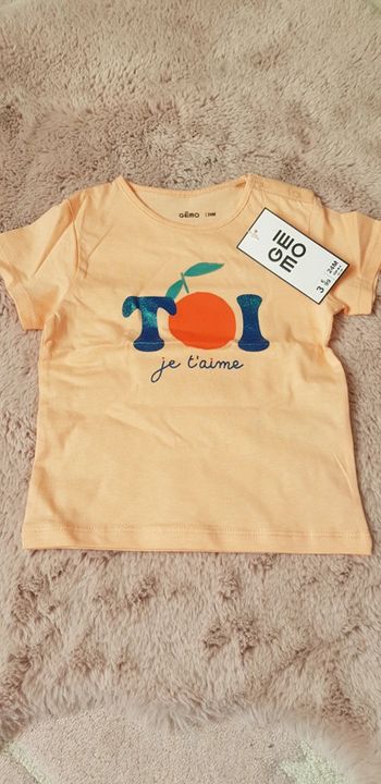 Tee shirt fille 24 mois