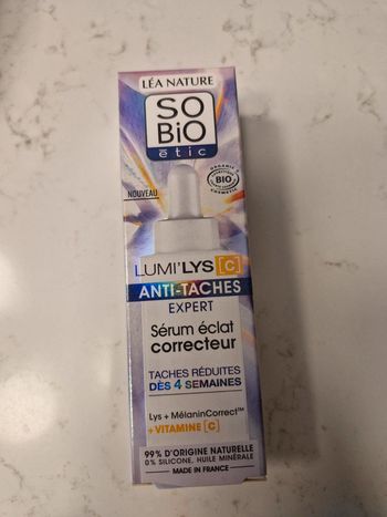 So'bio étic sérum éclat correcteur anti tâches
