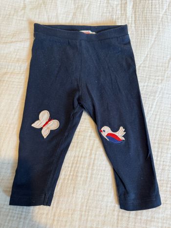 Legging bleu marine DPAM 6 mois 68 cm