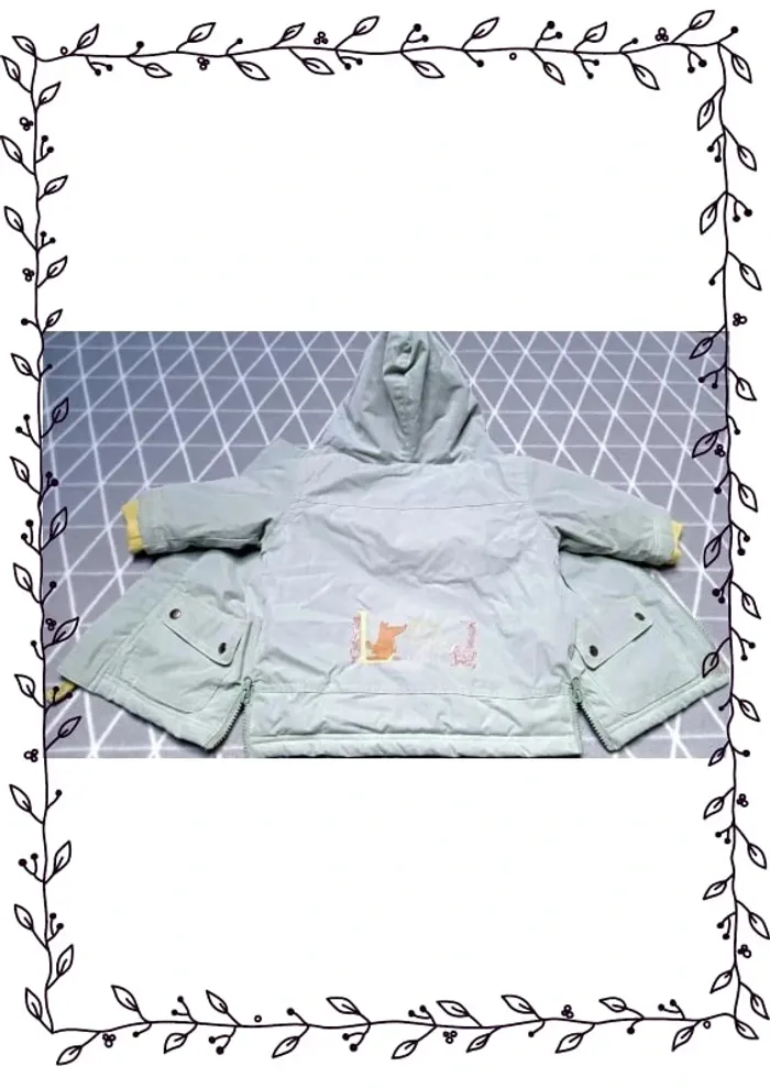 🦁Parka, influx, 12 mois - photo numéro 6