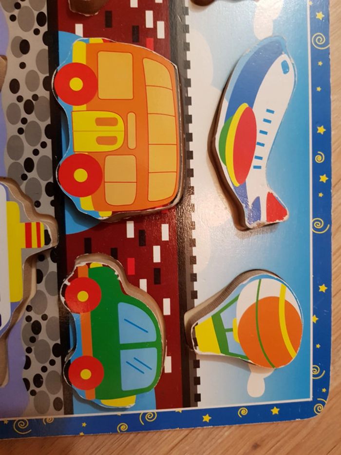Puzzle encastrement vehicules - photo numéro 4