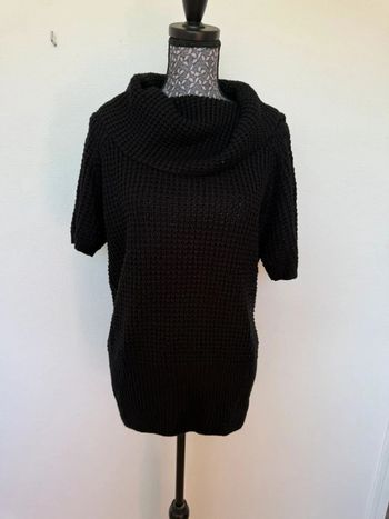 👗 Pull grosse maille noir taille 40/42