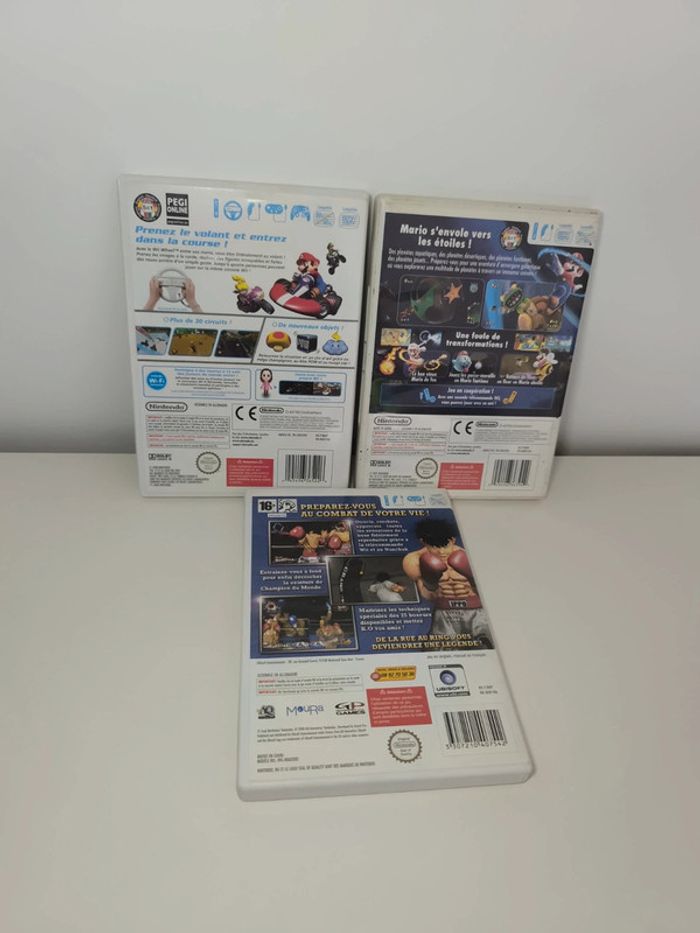 Wii - Mario Kart + Mario Galaxy+ Victorious boxer - photo numéro 3